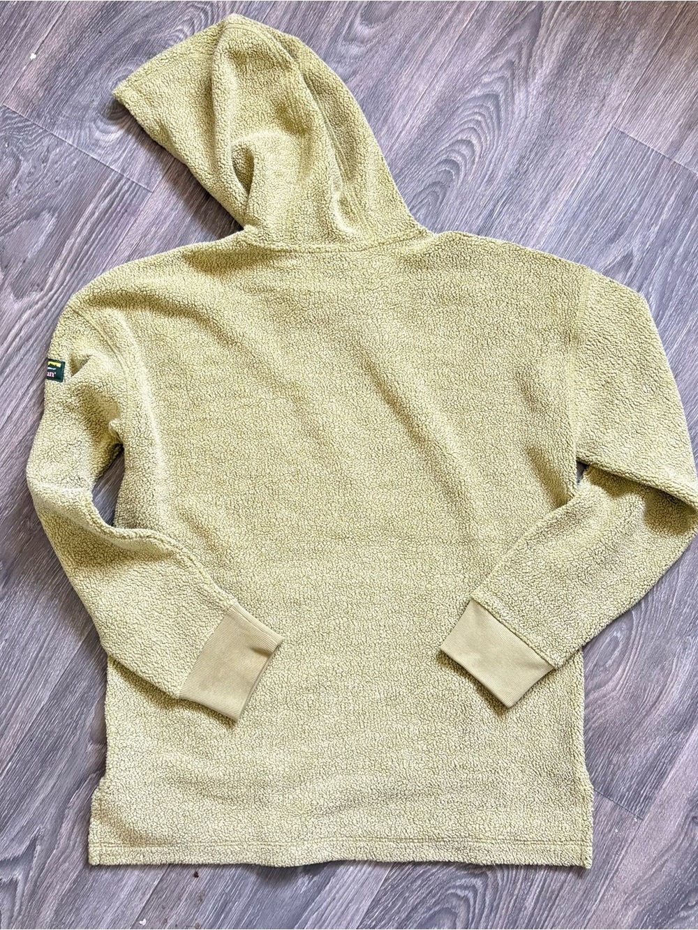 VTG ll bean tumbled fleece pullover hoodie - Picture 4 of 4